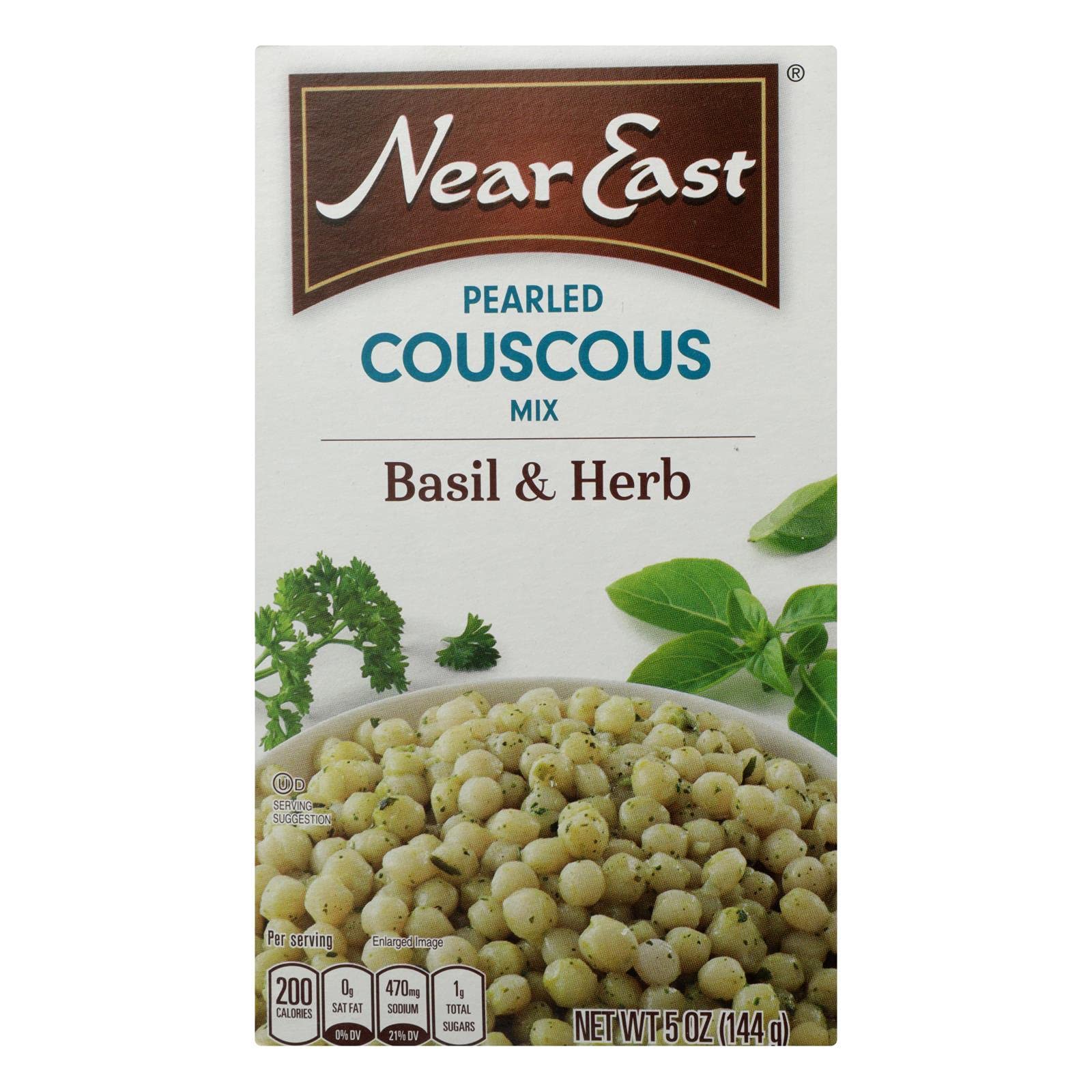 Product image of Near East Basil and Herb Pearled Couscous Mix 5 oz 5 oz Pack of 12